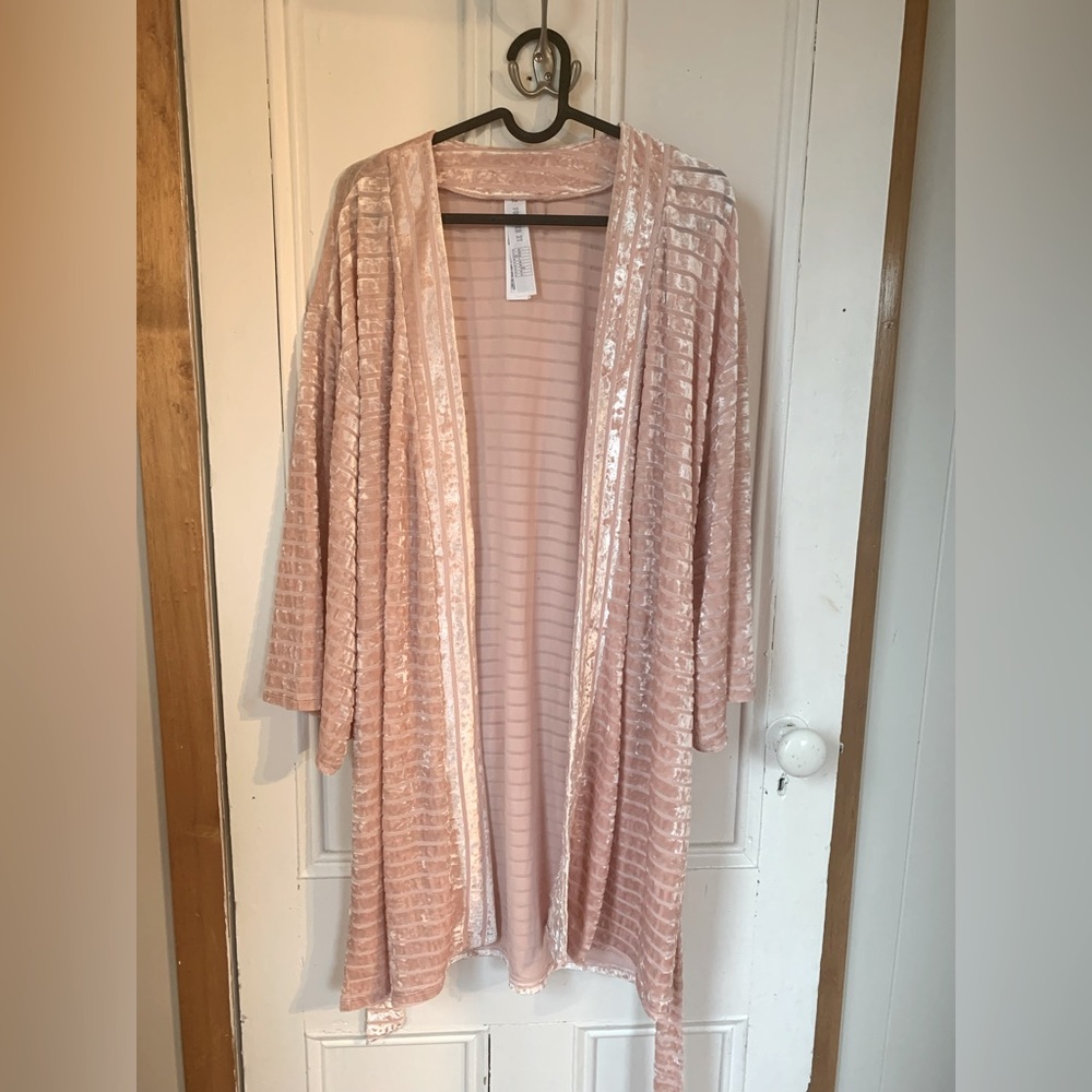Pink Velour Robe